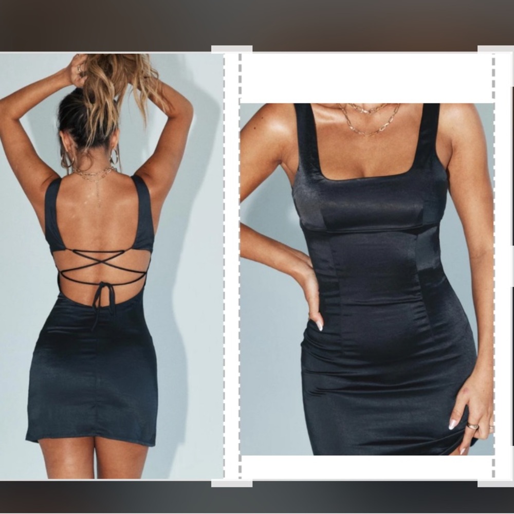 Princess Polly Cobie Mini Dress Black 6